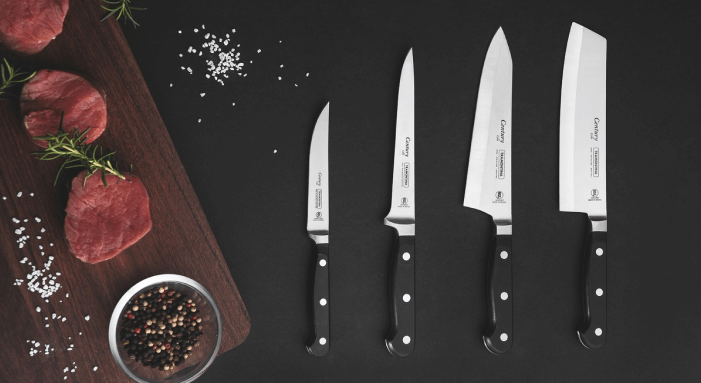 Kuchynské nože Tramonontina Century Line s technológiou “Cuttingedge”